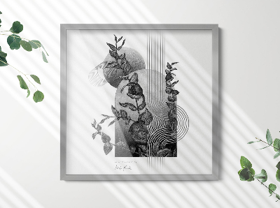 Cadre poster argenté 50x50 cm