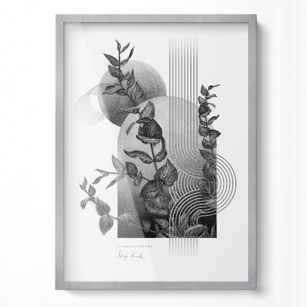 Cadre photo argenté 50x70 cm