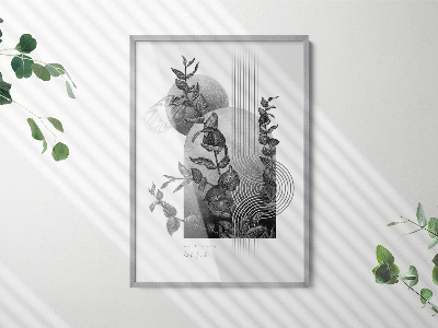 Photo cadre argenté 70x100 cm