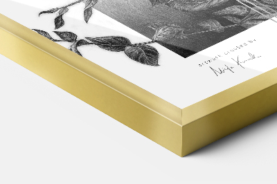 Cadre poster doré 50x50 cm