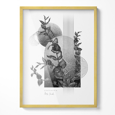 Cadre poster doré 60x80 cm