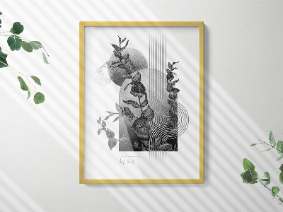 Cadre poster doré 60x80 cm