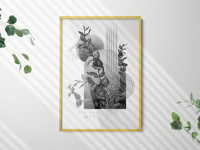 Photo cadre doré 70x100 cm