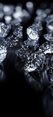 Store enrouleur à diamants et paillettes