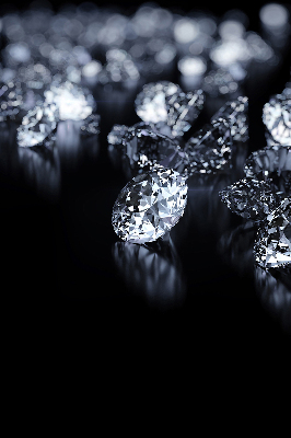 Store enrouleur à diamants et paillettes