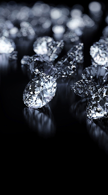 Store enrouleur à diamants et paillettes