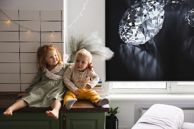 Store enrouleur à diamants et paillettes