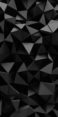 Store intérieur en origami noir