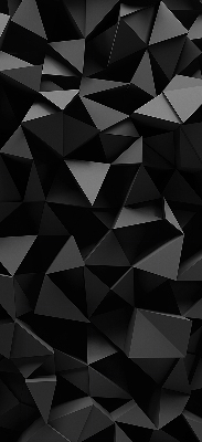 Store intérieur en origami noir