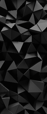 Store intérieur en origami noir