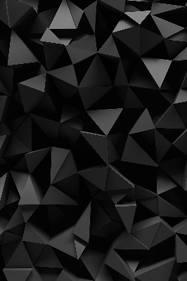Store intérieur en origami noir