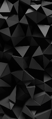 Store intérieur en origami noir