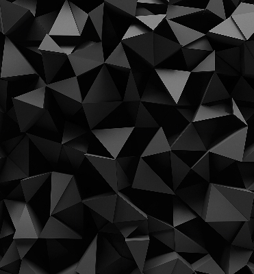 Store intérieur en origami noir