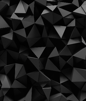 Store intérieur en origami noir