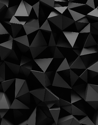 Store intérieur en origami noir
