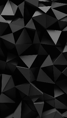 Store intérieur en origami noir