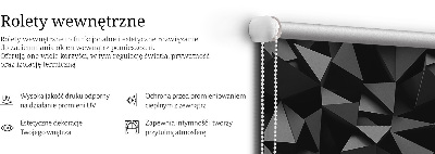 Store intérieur en origami noir