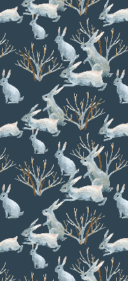 Store enrouleur pour lapins et bâtons