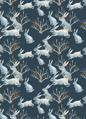 Store enrouleur pour lapins et bâtons