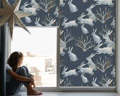 Store enrouleur pour lapins et bâtons