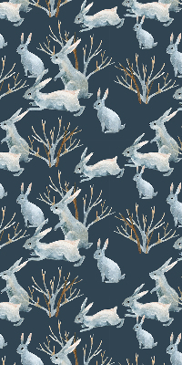 Store enrouleur pour lapins et bâtons