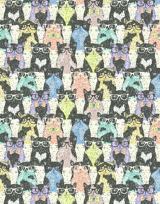 Chats de store intérieur pour fenêtre
