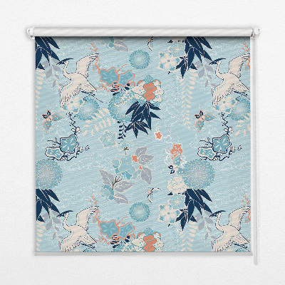 Store enrouleur de couleur bleue nature