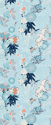 Store enrouleur de couleur bleue nature