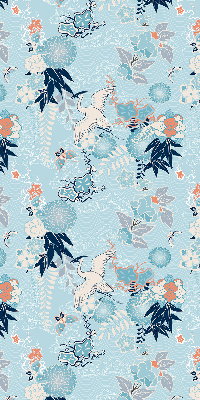 Store enrouleur de couleur bleue nature