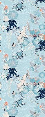 Store enrouleur de couleur bleue nature