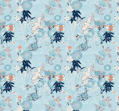 Store enrouleur de couleur bleue nature