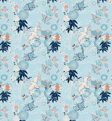 Store enrouleur de couleur bleue nature