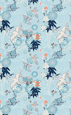 Store enrouleur de couleur bleue nature