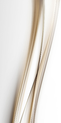 Store intérieur fenêtre avec motif de vague sur fond blanc