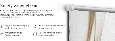 Store intérieur fenêtre avec motif de vague sur fond blanc