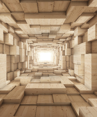 Trou en bois 3D
