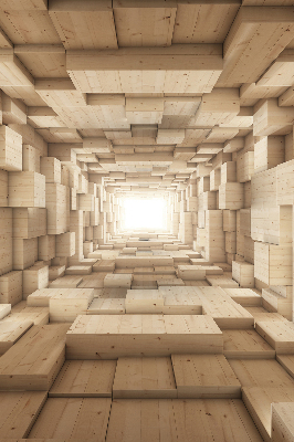 Trou en bois 3D