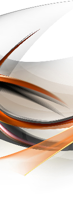 Store intérieur fenêtre à motif de lignes orange