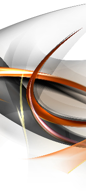 Store intérieur fenêtre à motif de lignes orange