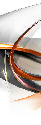 Store intérieur fenêtre à motif de lignes orange