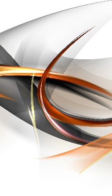Store intérieur fenêtre à motif de lignes orange