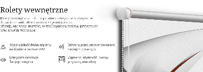 Store intérieur fenêtre à motif de lignes orange
