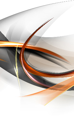 Store intérieur fenêtre à motif de lignes orange