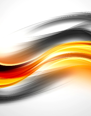 Store enrouleur vagues orange
