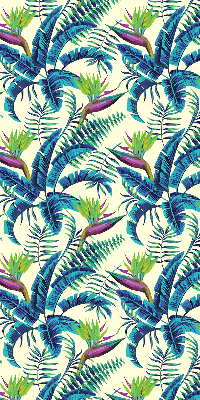 Store enrouleur plantes tropicales
