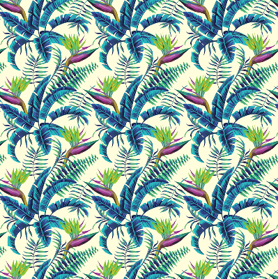 Store enrouleur plantes tropicales