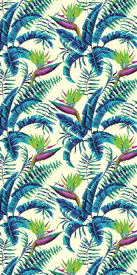 Store enrouleur plantes tropicales