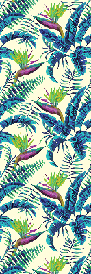 Store enrouleur plantes tropicales