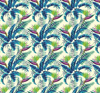 Store enrouleur plantes tropicales