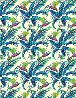 Store enrouleur plantes tropicales